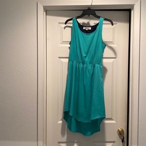 Beautiful teal and navy dress